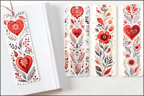 Simple Bookmark Designs – Elegant & Editable Templates for Books & Promotions | High-Quality PSD and Vector File Formats